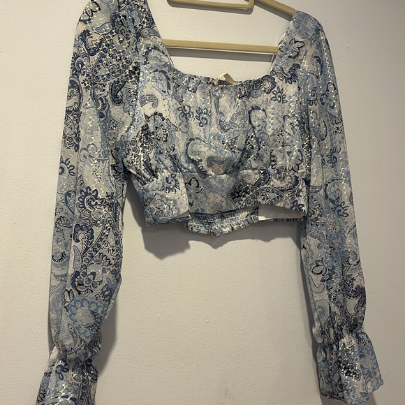 Long sleeve Altard State top size small - Picture 3 of 3